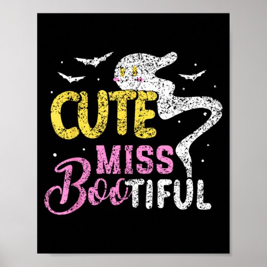 Schattig Miss Bootiful Meisjes Griezelige Kostuum  Poster (Voorkant)