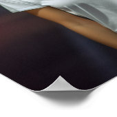 Schattig model in een Gildan tshirt schieten in ee Poster (Hoek)