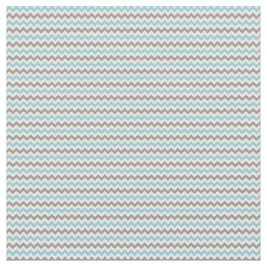 Schattig modern blauw grijs chevron stof (Close Up)