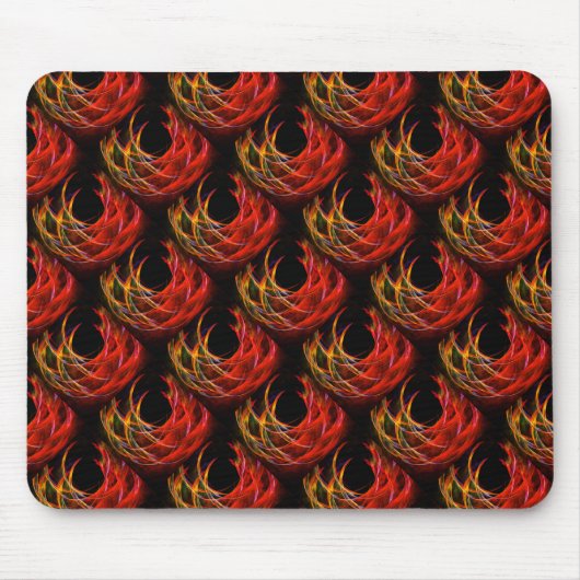 Schattig Modern Boho Elegant Abstract Kunstpatroon Muismat (Voorkant)