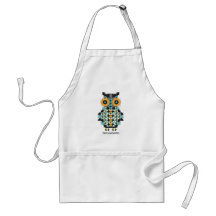 Schattig modern kantelen kantelpatroon Apron
