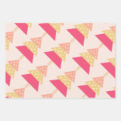 Schattig Modern Roze Feest Inpakpapier Vel (Voorkant 2)