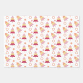 Schattig Modern Roze Feest Inpakpapier Vel (Voorkant)