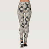 Schattig modern tegelpatroon leggings (Achterkant)