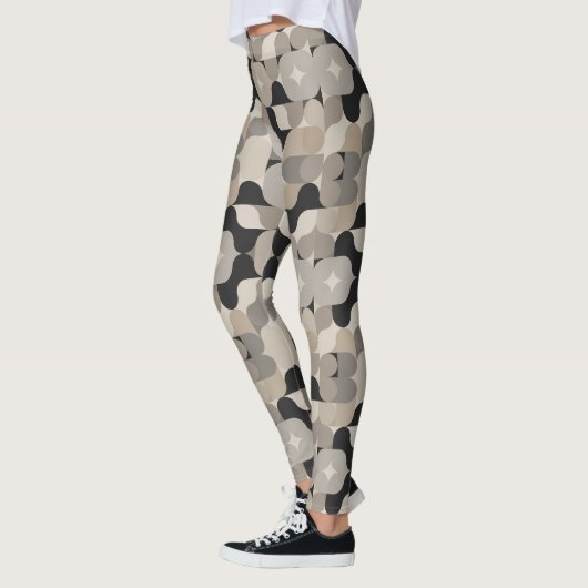 Schattig modern tegelpatroon leggings (Links)