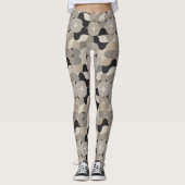 Schattig modern tegelpatroon leggings (Voorkant)