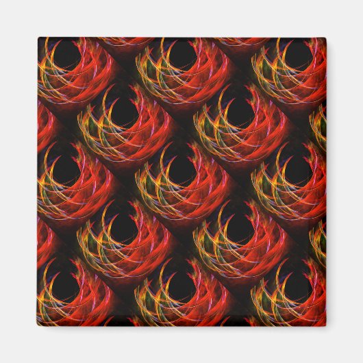Schattig moderne boho elegante abstracte kunstpatr magneet (Voorkant)