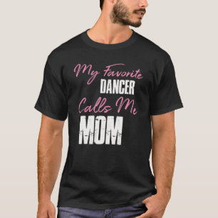 Schattig Moederdag Grappig Cadeau Mijn Favoriete D T-shirt
