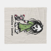 Schattig Monster Banshee Sock Monkey Speelgoed Gra Fleece Deken (Voorkant (Horizontaal))