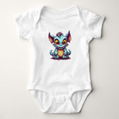 Schattig monster draak kleine Tom Romper (Voorkant)