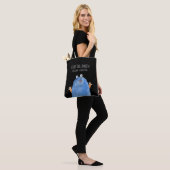 Schattig Monster Snoep Monogram Custom Halloween T Tote Bag (Op model)