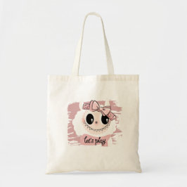 Schattig monster tote bag