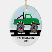 Schattig Monster Truck Little Brother Ornament (Rechts)