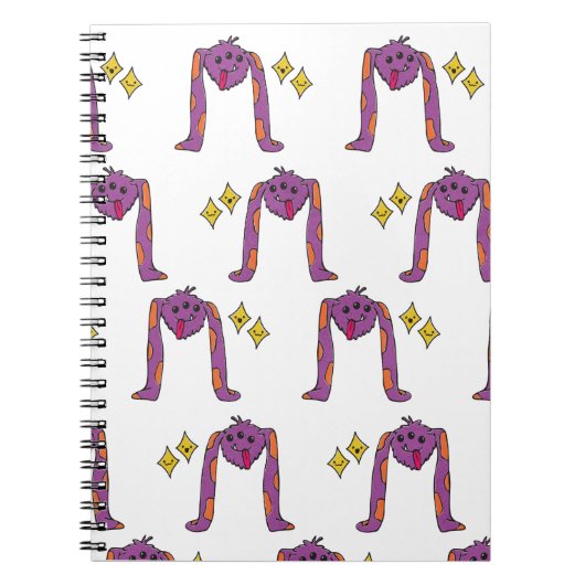Schattig monsterhondje notitieboek (Voorkant)