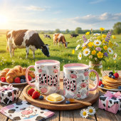 Schattig “Moo Cow” Cartoonontwerp Mok