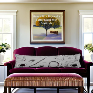 Schattig mooi en mooi Asgrijs patroon art design Lichaamskussen