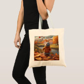 Schattig Mouse Welcoming Autumn Tas (Voorkant (product))