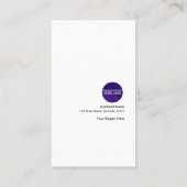 Schattig muis Cute Blue PC Repair Visitekaartje (Achterkant)