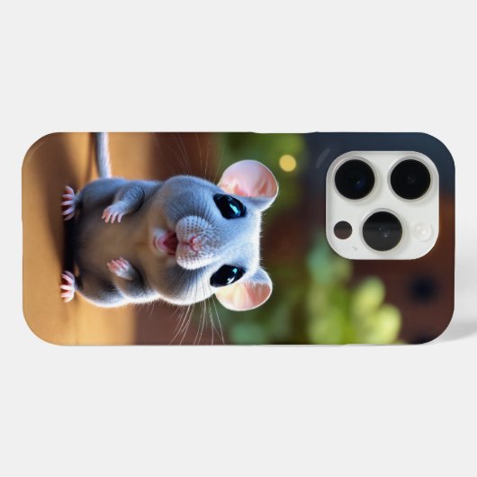 Schattig muisontwerp iPhone 15 Pro-Hoesje Case-Mate iPhone Case (Achterkant (horizontaal))