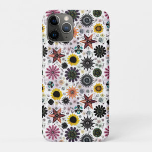 Schattig naadloos vintage bloemenpatroon Case-Mate iPhone case
