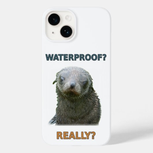 Schattig nat zeehondje Case-Mate iPhone case (Achterkant)