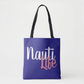 schattig, nautisch NAUTI LIFE | Tote Bag (Voorkant)