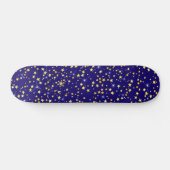 Schattig Navy Blue hemels patroon leuk mooie ster Persoonlijk Skateboard (Horizontaal)