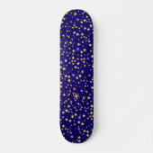Schattig Navy Blue hemels patroon leuk mooie ster Persoonlijk Skateboard (Voorkant)
