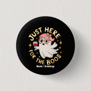 Schattig Nerd Spoken Halloween Drank Punt Ontwerp Ronde Button 3,2 Cm