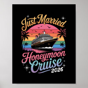 Schattig Net Getrouwd Honeymoon Cruise 2026 Nieuwg Poster