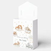 Schattig neutraal slaapdier wolk Baby shower Bedankdoosjes (Geopend)