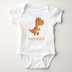 Schattig Neutrale Dinosaur Baby Saurus Romper