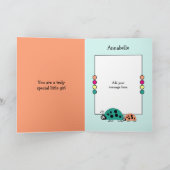 Schattig niece ladybugs speciaal meisje groen sina kaart (Binnen)