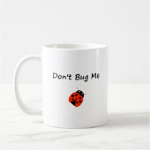 Schattig niet bug me dame bug kleur koffiemok (Links)