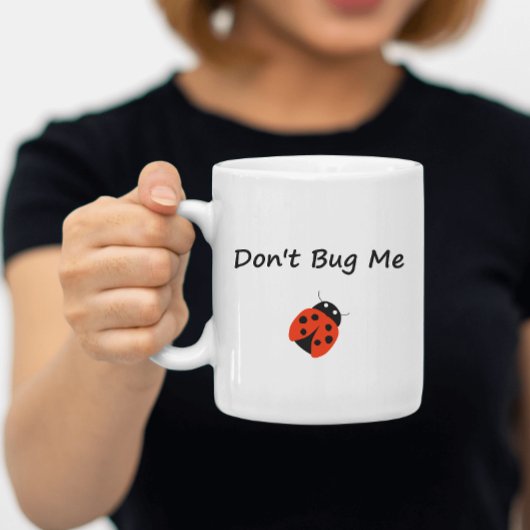 Schattig niet bug me dame bug kleur koffiemok