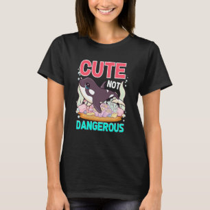 Schattig Niet Gevaarlijk Grappige Walvis Humor Sch T-shirt