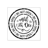 Schattig Niet Openen Rubberstempel (Afrduk)