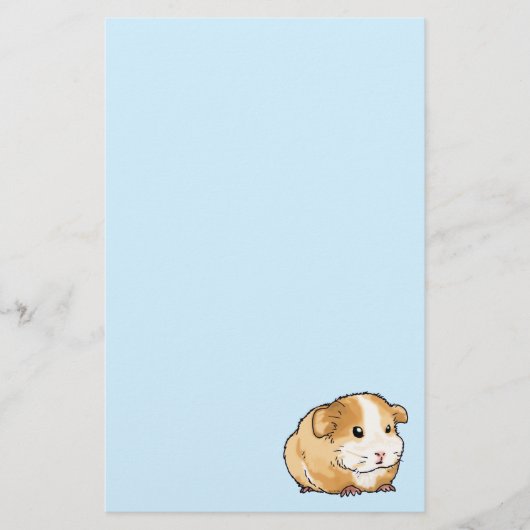 schattig nieuw cavia briefpapier (Voorkant)