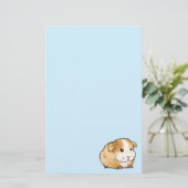 schattig nieuw cavia briefpapier (Staand voorkant)