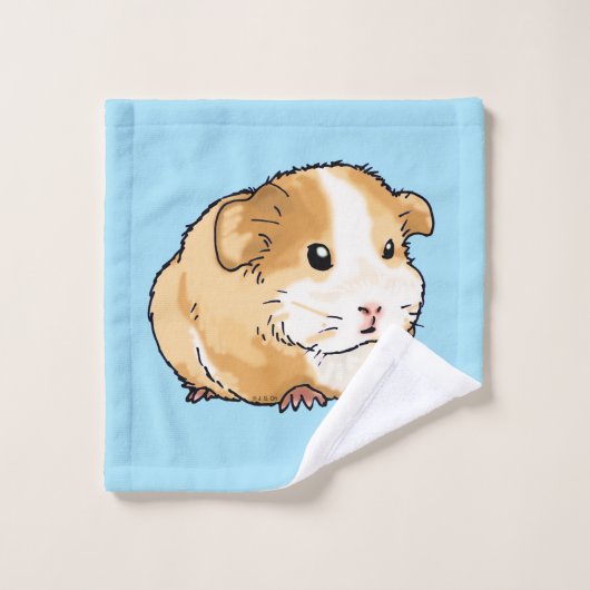 schattig nieuw proefkonijn bad handdoek (Wasdoekje)