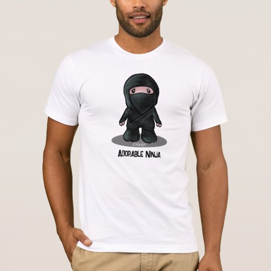 Schattig Ninja KiniArt T-shirt (Voorkant)