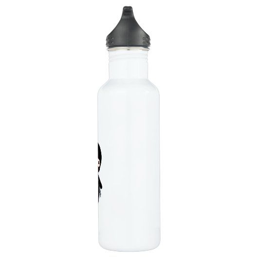 Schattig Ninja Meisje Waterfles (Rechts)