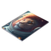 Schattig Notitieboek van Lion Astronaut (Linkerzijde)