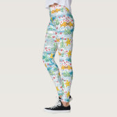 Schattig Oceaan Liefdespatroon | Cute Vissen & Zee Leggings (Links)