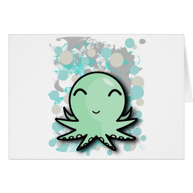 schattig octopusontwerp (Voorkant Horizontaal)