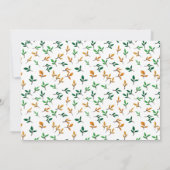 Schattig Oerwoud Dieren Baby shower Kaart (Achterkant)