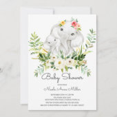 Schattig Oerwoud Dieren Baby shower Kaart (Voorkant)