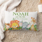 Schattig Oerwoud Dieren Groen Jongen Kinderkamer D Kussen (Deken)