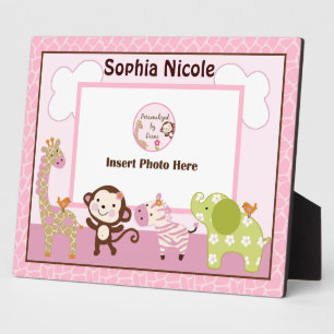Schattig Oerwoud Jill/Girl Dieren Foto Plaque Fotoplaat