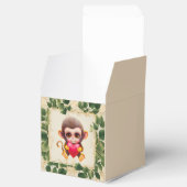 Schattig Oerwoud Valentijn Monkey Bedankdoosjes (Geopend)